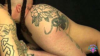 panthera milf worships bbc deepthroat in lingerie ass licking cosplay