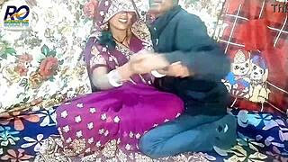 Bhabhi readies shaved pussy for brother-in-law's hard fuck stripping blouse hindi audio