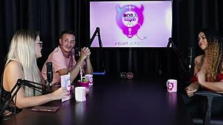 She quit her job to fuck women on cam in sheer red lingerie, is charllottye the ultimate swinger blonde?