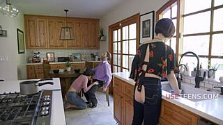 why do these sluts moan so loud while family ignores their wild fucks?