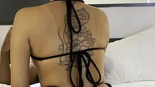 sitting in the hotel chair watching your gf take rough bbc anal doggystyle from black stud