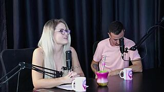 She quit her job to fuck women on cam in sheer red lingerie, is charllottye the ultimate swinger blonde?