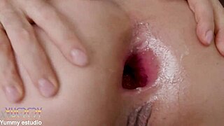 cute colombian hannah jones takes anal fisting dap with three big cocks and huge gapes