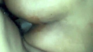 amateur wife takes anal doggystyle from behind bent over