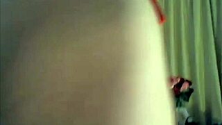 Hot Young Babe Teases With Massive Tits In Close-Up Bedroom Show