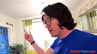 real nerds blast facial all over that tricked newbie fuck doll