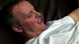 Brunette milf reaches climax from double penetration during intense threesome action