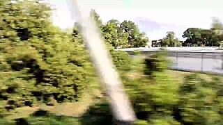 Ladyboy spreads ass ready for glass toy fun?