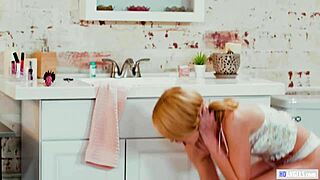 angry lesbian stepmom ryan keely catches chloe cherry using her vibrator for pussy play