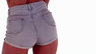 Watch This Sexy Danish Ass Shake In Tight Jean Shorts Asmr!!