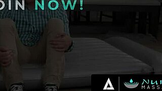 violet myers pounds siblings friend with intense nuru massage fucking