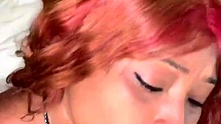 ebony babe squirts hard as he catches her masturbating