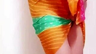 Bold desi shemale hijra dances naked seductively