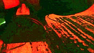 he pins sheena ryder down in the dim sex dungeon bending her over for deep doggystyle pounding and creampie finish