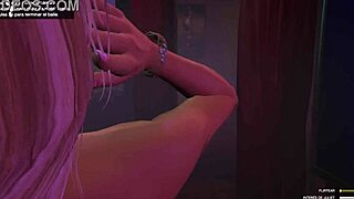 blonde gives private lap dance stripping thong and panties off