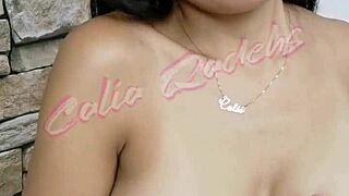 cum dripping in my panties calia qadeh's wet mess 💦😩