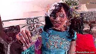 Big black monster cock pounds sexy brunette neighbor hardcore style