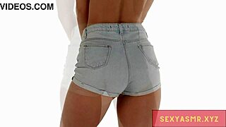 Watch This Sexy Danish Ass Shake In Tight Jean Shorts Asmr!!