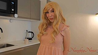 every time stepmom bends over her panties tease me so bad