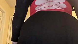 Teasing Striptease Leads to Juicy Kneeling Orgasm Climax