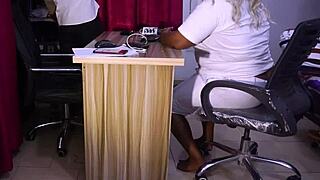 motivational speaker with big black cock fucks chubby latina doggystyle to feel better