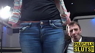 Nadia, you're my horny uk babe: bend over bound for pascal white's rough deepthroat doggystyle domination and facial.