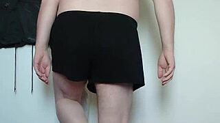 carmen nylonjunge slips into sheer nylons for barefoot fetish tease