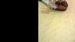 petite latina milf in total silver fishnet pantyhose