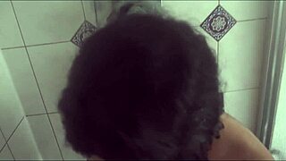 Stepmom slips into shower with stepson, lathering up for taboo mother-in-law blowjob seduction