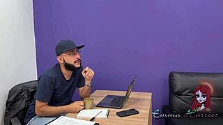 Hey boss, fuck my tight pussy doggystyle so I can leave work early cum in mouth whore