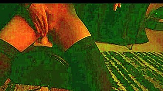 he pins sheena ryder down in the dim sex dungeon bending her over for deep doggystyle pounding and creampie finish