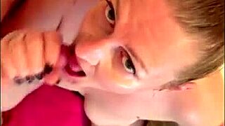 Watch me slobber on cock before taking facial cum