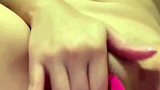 petite asian cutie rubs to solo panty bliss