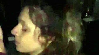 cutie drops to knees for eager amateur blowjob