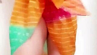 Bold desi shemale hijra dances naked seductively