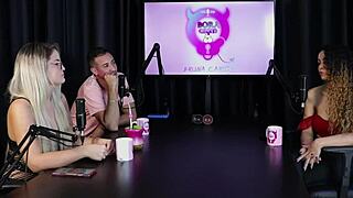 She quit her job to fuck women on cam in sheer red lingerie, is charllottye the ultimate swinger blonde?