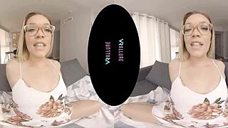 VRAllure Bored Hairy Teen Doll Masturbates Solo with Toys