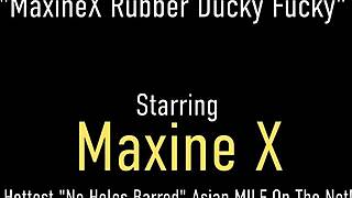 maxine x indulges in quiet solo playtime