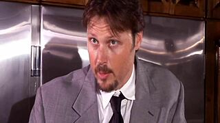 grinding hard in frenzy, wanna see her shaved pussy take that facial jizz stream?