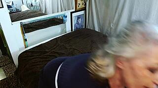 dawn strips off her lingerie showing hairy pussy and big ass curves