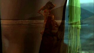 How do young shaved lesbians toy and lick tight pussies and asses outdoors by the sea?