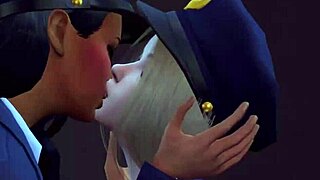 lesbian cops fingering big tits in office?? damn hot 3d animations 🔥👮‍♀️💦