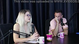 She quit her job to fuck women on cam in sheer red lingerie, is charllottye the ultimate swinger blonde?