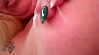 what secrets does this blonde wife reveal on cam in her fetish exhibition?