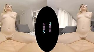 VRAllure Bored Hairy Teen Doll Masturbates Solo with Toys