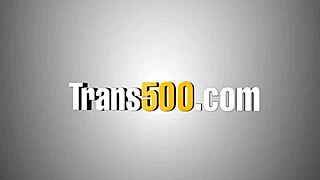 dude relentlessly tunnels tranny's greedy arsehole deep