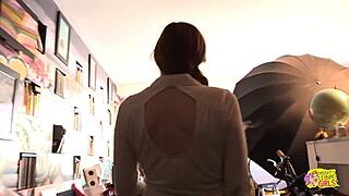 photo shoot turns hot as they finger wet pussies together!