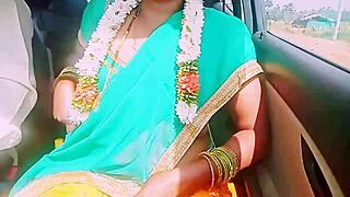 desi housewife risks it all seducing stranger in car with telugu dirty talk and wild indian fucking