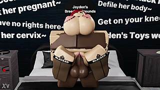 He rails nasty thick redhead bitch's big ass with monster black cock