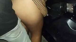 Horny tattooed Latina prostitute fucks wildly on beach car flashing tits and ass in public!